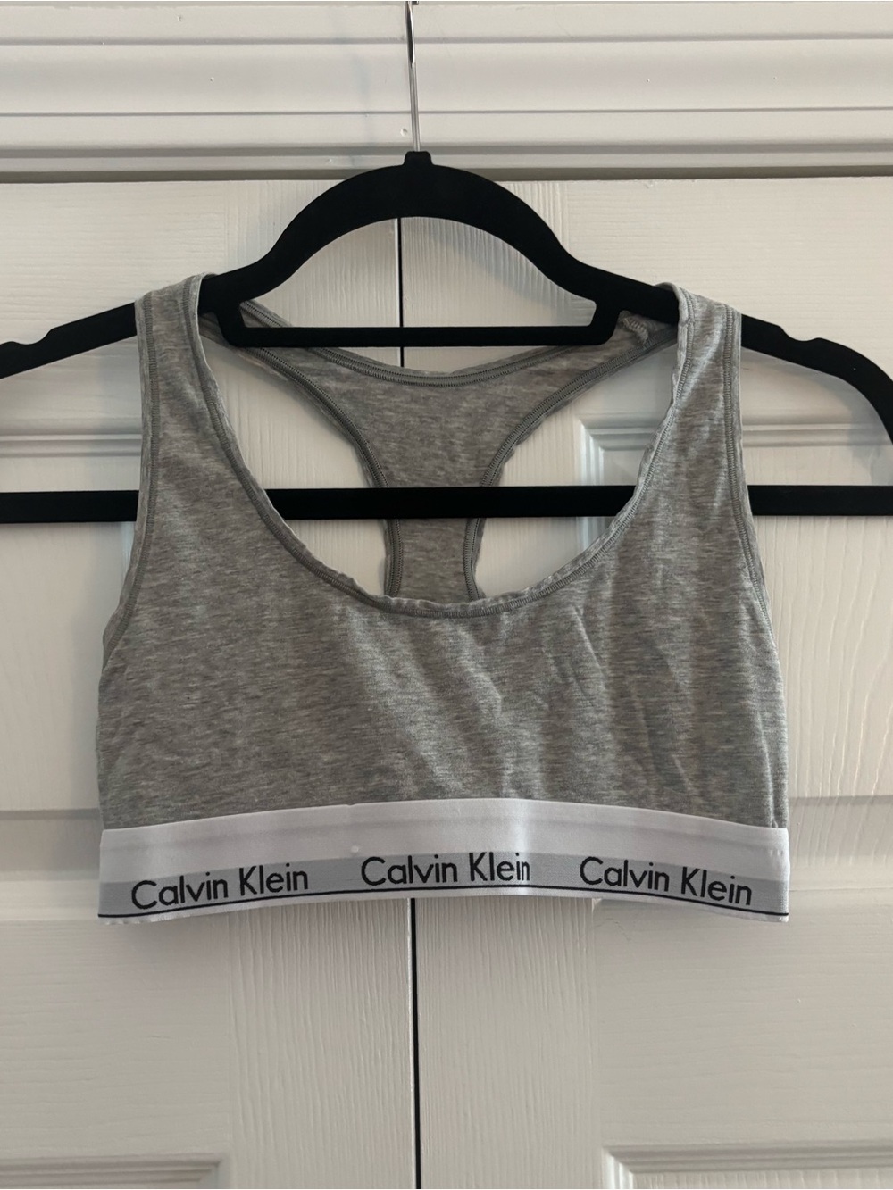 Grey Calvin Klein T Shirt Lounge Bralette